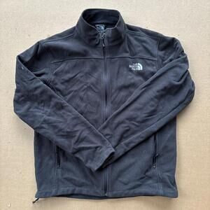 The North Face Women’s Full Zip Black Fleece Jacket Size Medium Excellent
